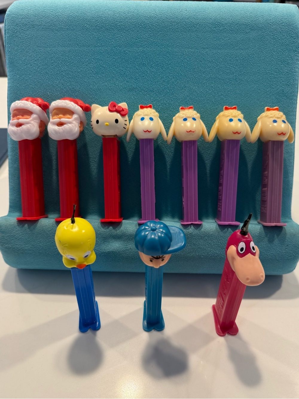Hello Kitty, Lambchop, Tweety, Santa, Dino & Charlie Brown PEZ Candy Dispensers